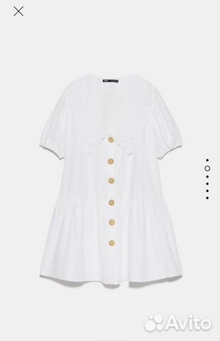 Платье белое Zara