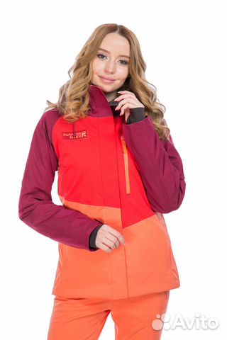 Женская горнолыжная Куртка Running River Красный Женская горнолыжная Куртка Running River Красный
