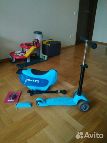 Самокат Mini Micro2go deluxe 3 в 1