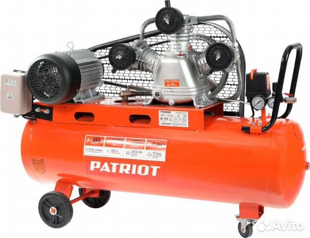 Компрессор поршневой patriot PTR 100-670