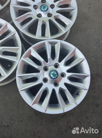 Диски бу литые R15 AL на Skoda