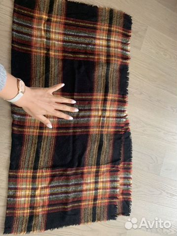 Широкий шарф из шерсти- Bershka