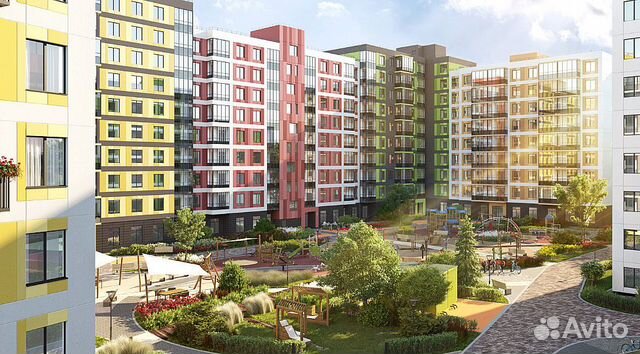 2-к квартира, 45.6 м², 2/10 эт.