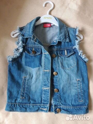 Джинсовый жилет