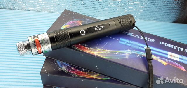 Супер мощный Зелёный Лазер Огонь