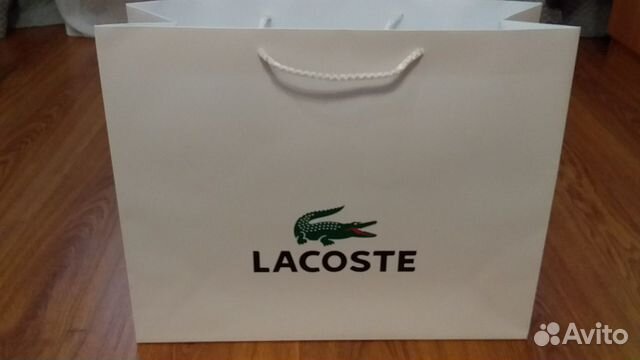 lacoste paper bolsa for sale