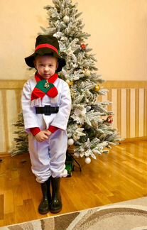 Новогодний костюм Снеговик