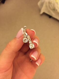 Серьги серебряные