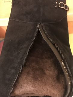 Сапоги зима замша