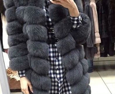 Шуба из песца