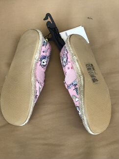 Эспадрильи H&M для девочки,30р, новые