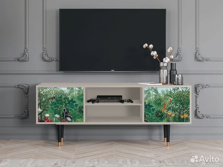 Тв-тумба T2 - Сатин - Jungles in Paris