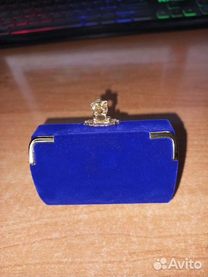 Бархатная свадебная шкатулка для колец