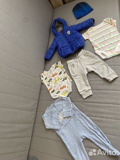 Вещи пакетом на мальчика 6-9 м