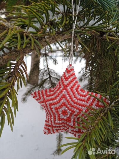 Звезда из бисера