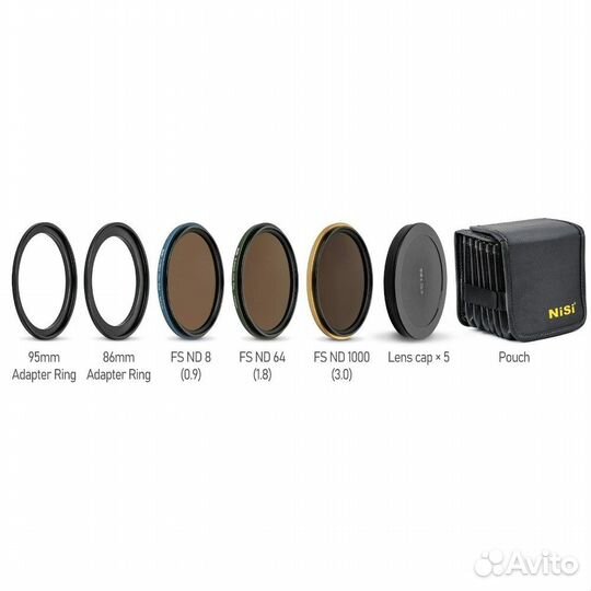 Набор светофильтров NiSi Swift FS ND Kit (8+64+100