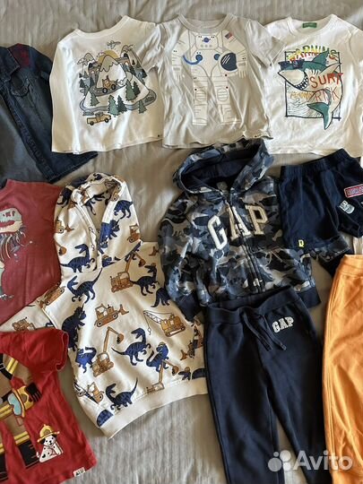 Пакет брендовой одежды на мальчика 98