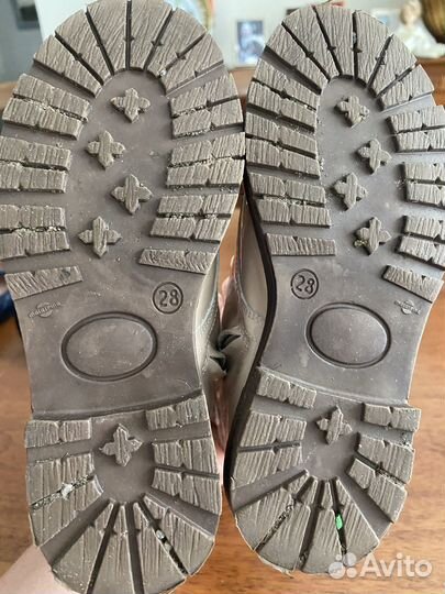 Ботинки демисезонные для девочки 28 размер