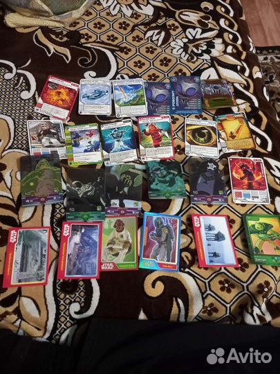 Разные карточки (ниндзяго, бен 10, звёздные воины