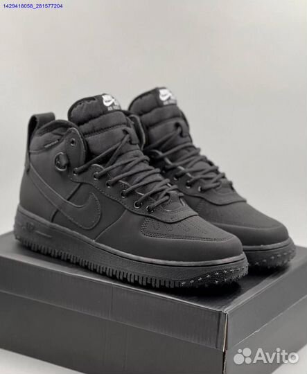 Ботинки Nike Air Force 1 Duckboot (с мехом) (Арт.51675)