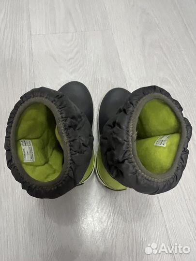 Сапоги детские резиновые утепленные crocs C 10