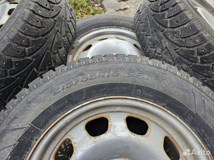 Зимняя резина с дисками r16