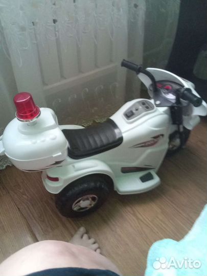 Детский мотоцикл на аккумуляторе бу