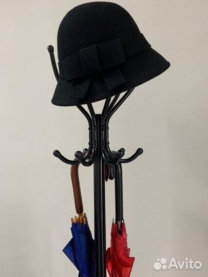 Шляпа фетровая женская черная