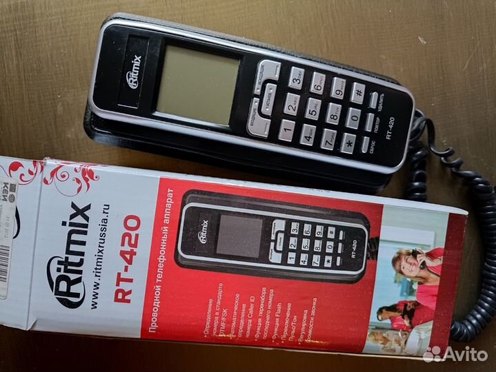 Телефон Ritmix стационарный, RT420, Китай