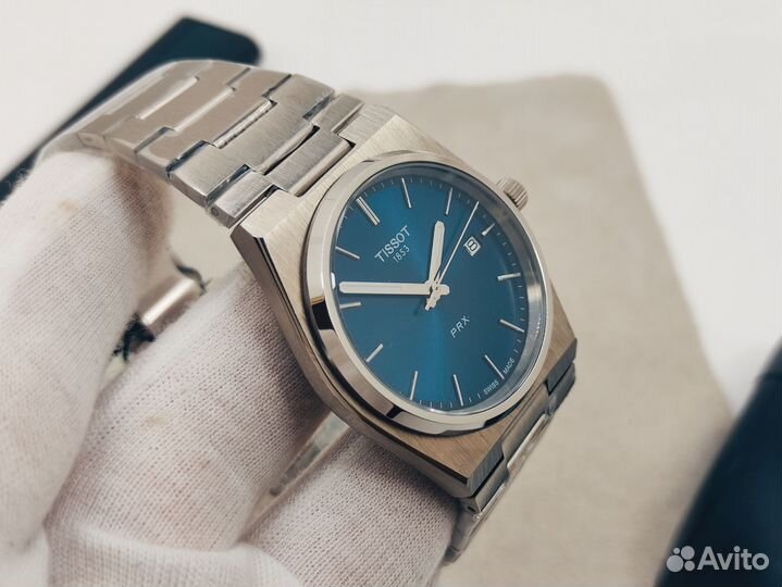 Часы Tissot PRX синий циферблат