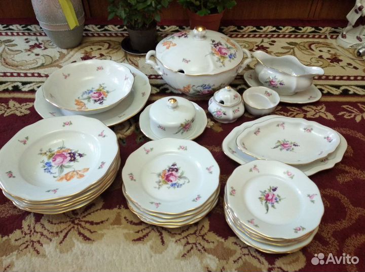 Сервиз столовый Чехословакия