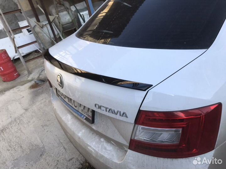 Спойлер Skoda Octavia A7 / под окраску