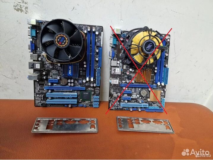 Комплект Core2Duo+G41+кулер