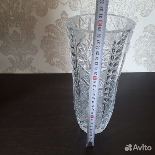 Хрустальная ваза для цветов СССР