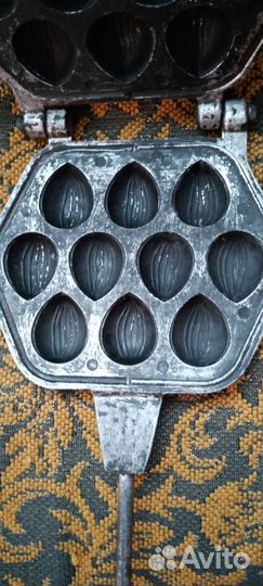 Форма для выпечки печенья орех