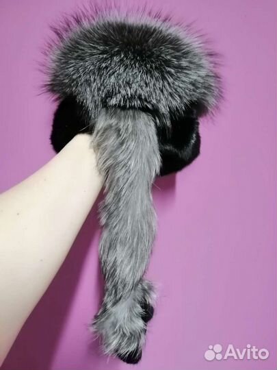 Шапка норковая женская новая