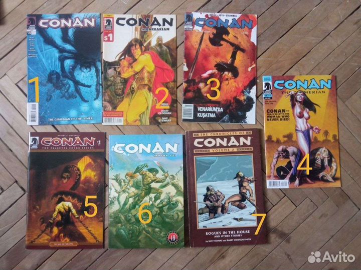 Комиксы Конан Варвар Conan the Batbarian