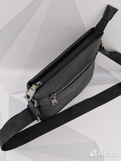 Сумка планшет натуральная кожа