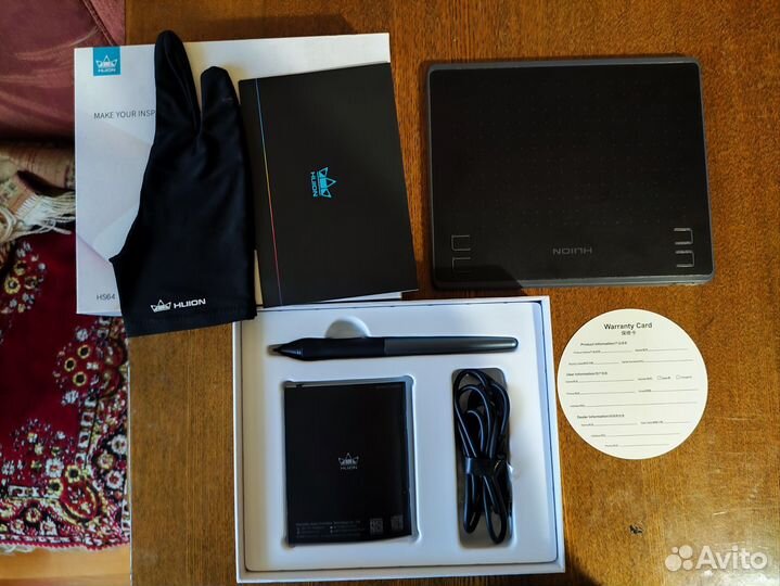 Графический планшет huion HS64