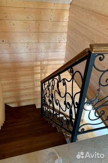 Лестница г-образная на дачу