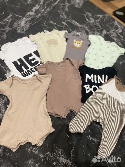 Вещи пакетом на мальчика 50-56