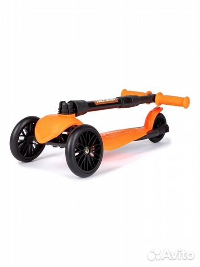 Самокат детский baby оранжевый