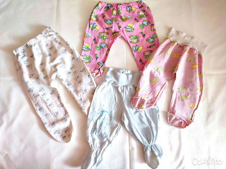 Детские вещи пакетом от 0 до года для девочки
