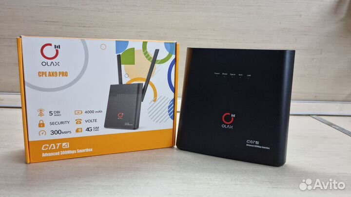 3G Wi-Fi роутер Olax CPE AX9 PRO черный