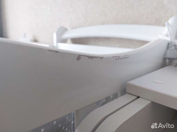 Кроватка с ящиками и матрасом