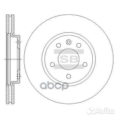 Диск тормозной передний chevrolet Cruze 1.8last