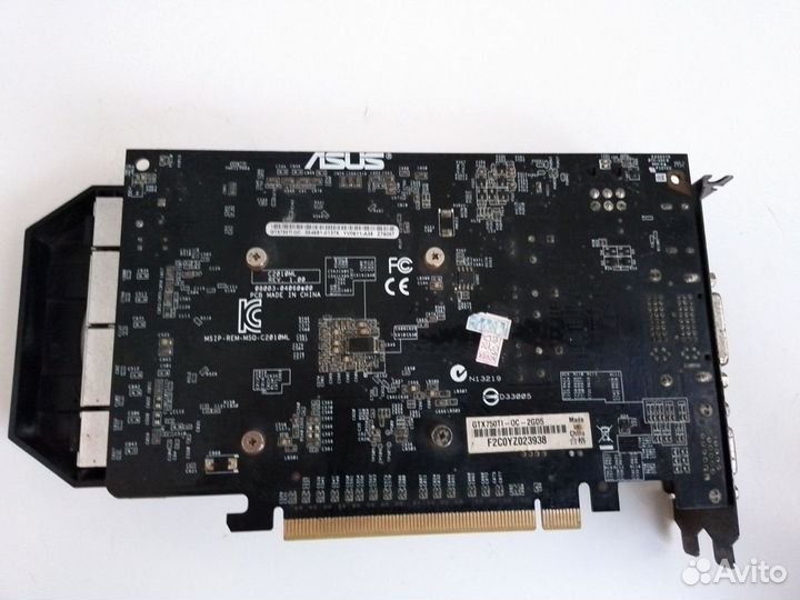 Видеокарта Asus GeForce GTX 750 Ti 2GB