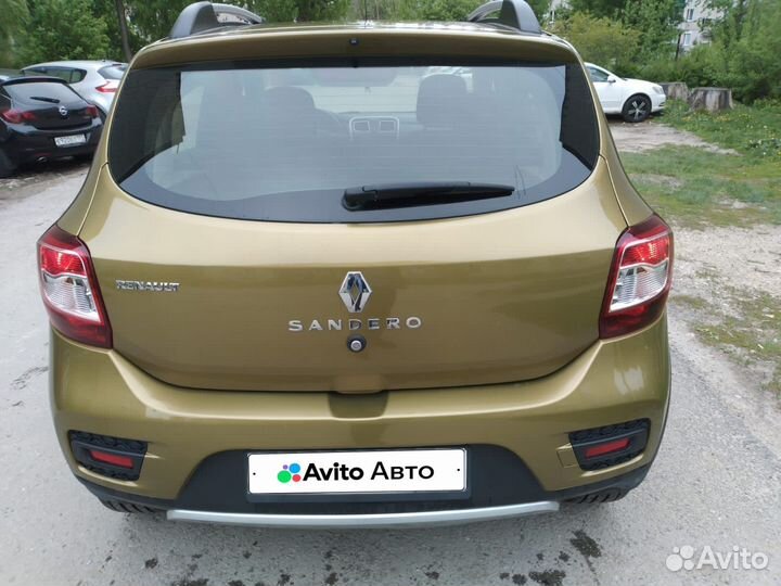 Renault Sandero Stepway 1.6 МТ, 2017, 125 000 км