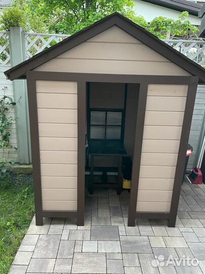 Детский игровой домик из дерева