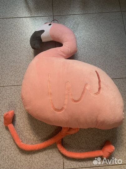 Розовый фламинго мягкая игрушка